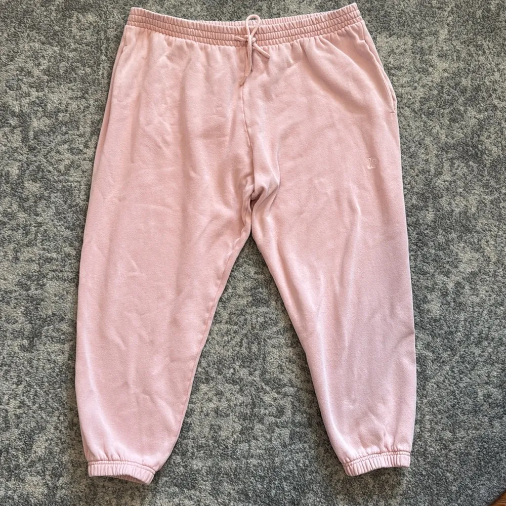 Victoria's Secret Pink Ivy Fleece Slim Sweatpants in Wanna Be Pink - Image 3
