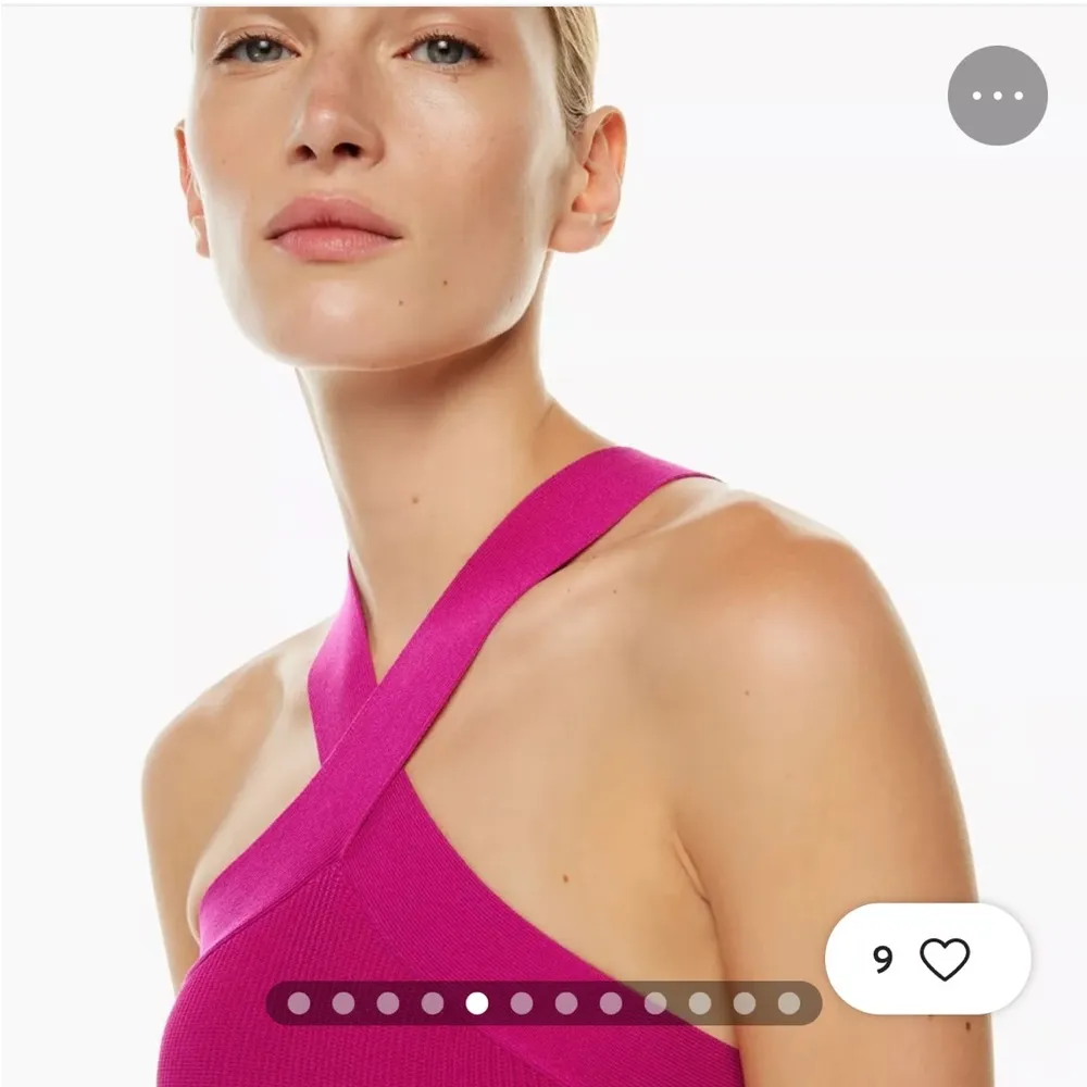 Babaton Sculpt Knit Criss Cross Dress – Granita Pink - Image 3