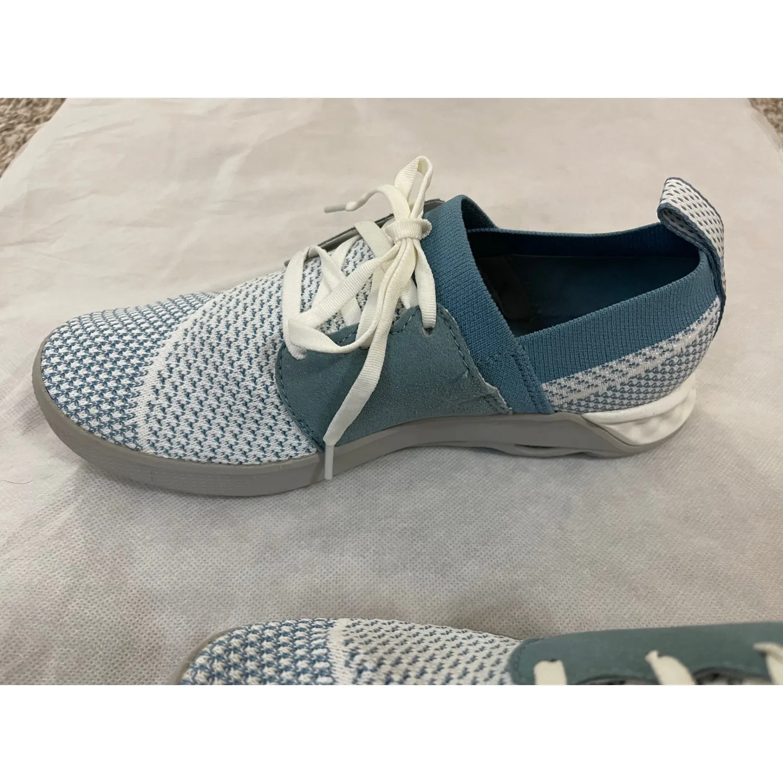 Merrell Women's Bondi AC+ Air Cushion Knit Sneakers Blue White Sz 6.5 - Image 5