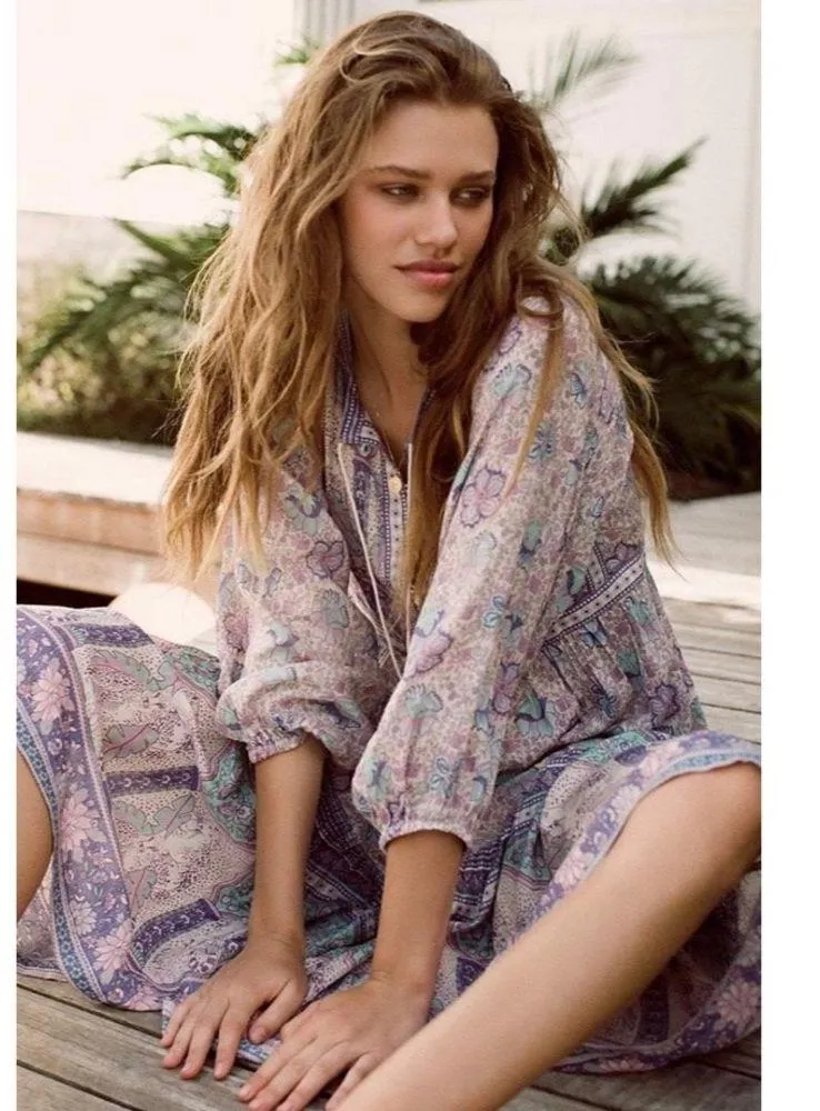 Spell & the Gypsy Collective Poinciana Gown Lilac Purple Size XS - Image 2