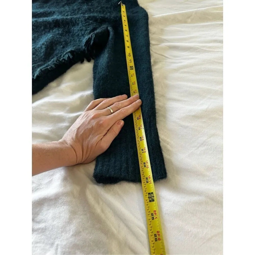 3.1 PHILLIP LIM Fringe Overlap Turtleneck Sweater Size M - Image 5