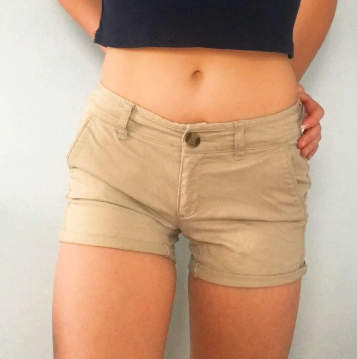 American Eagle y2k khaki shorts - Image 4