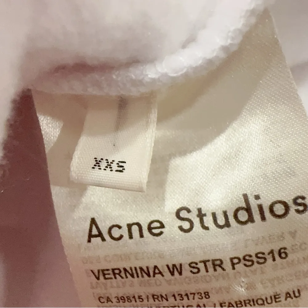 Acne Studio Verninawa Crew Neck Sweatshirt Top Size XXS NWT - Image 9