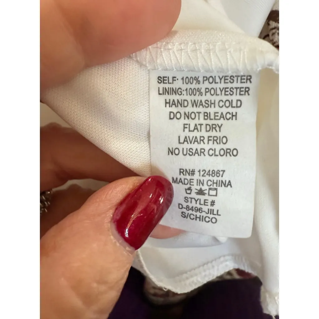 Women's DREAM OF ME White Red Floral Maxi Dress S - Image 7