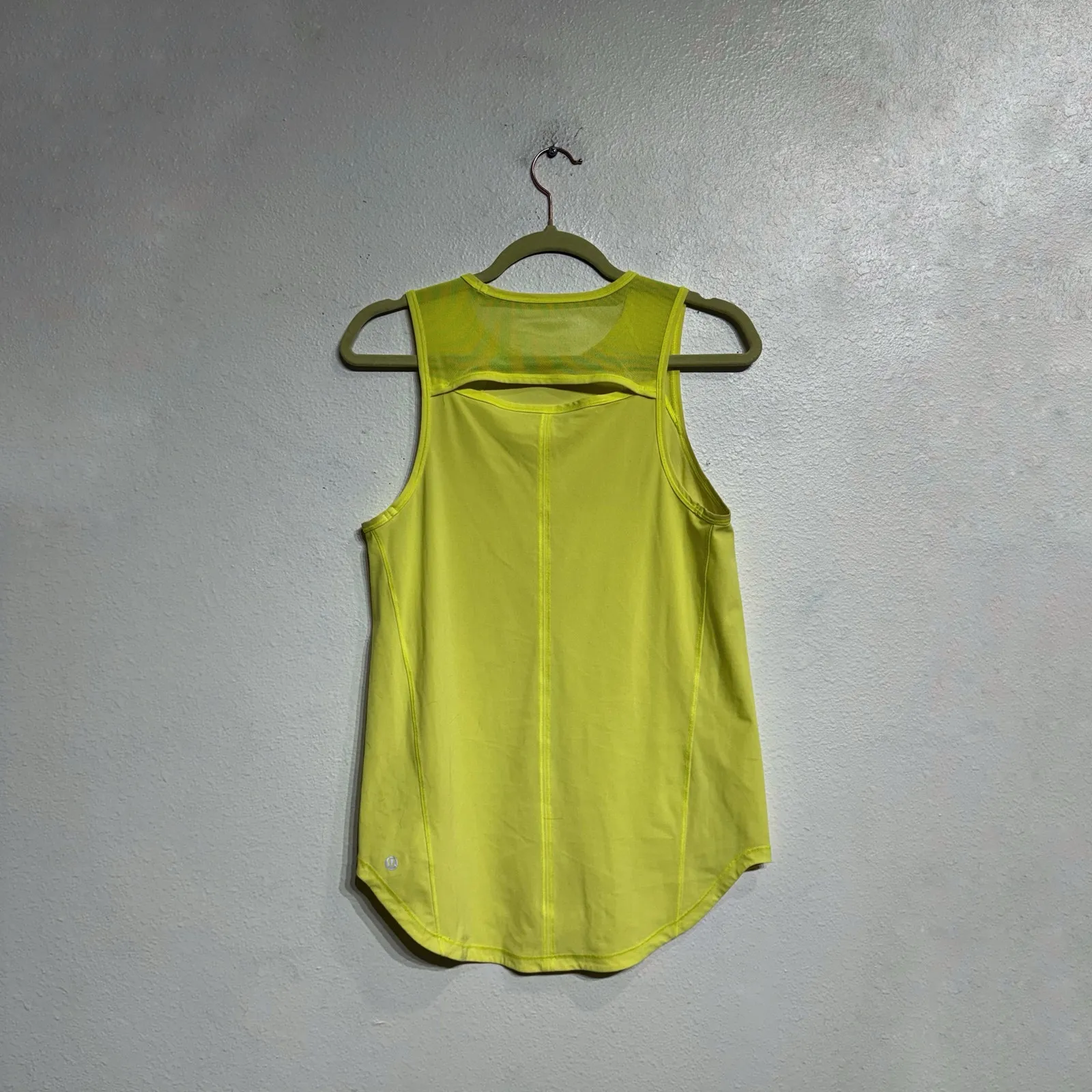 Lululemon Highlight Yellow Sculpt Tank Top Sz 6 - Image 7
