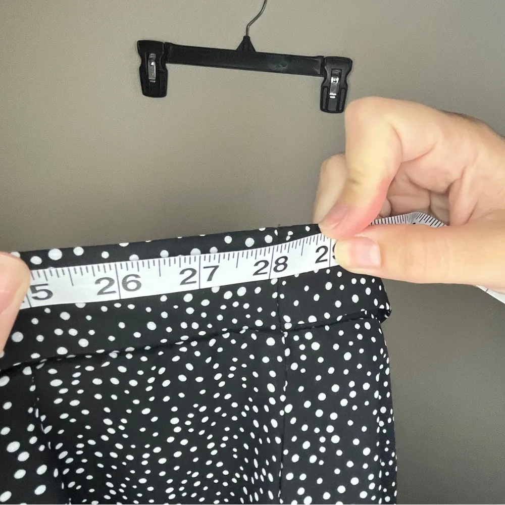 Altar'd State Women Size XS Polka Dot Black white Ruffle shirt mini Skirt tie - Image 6