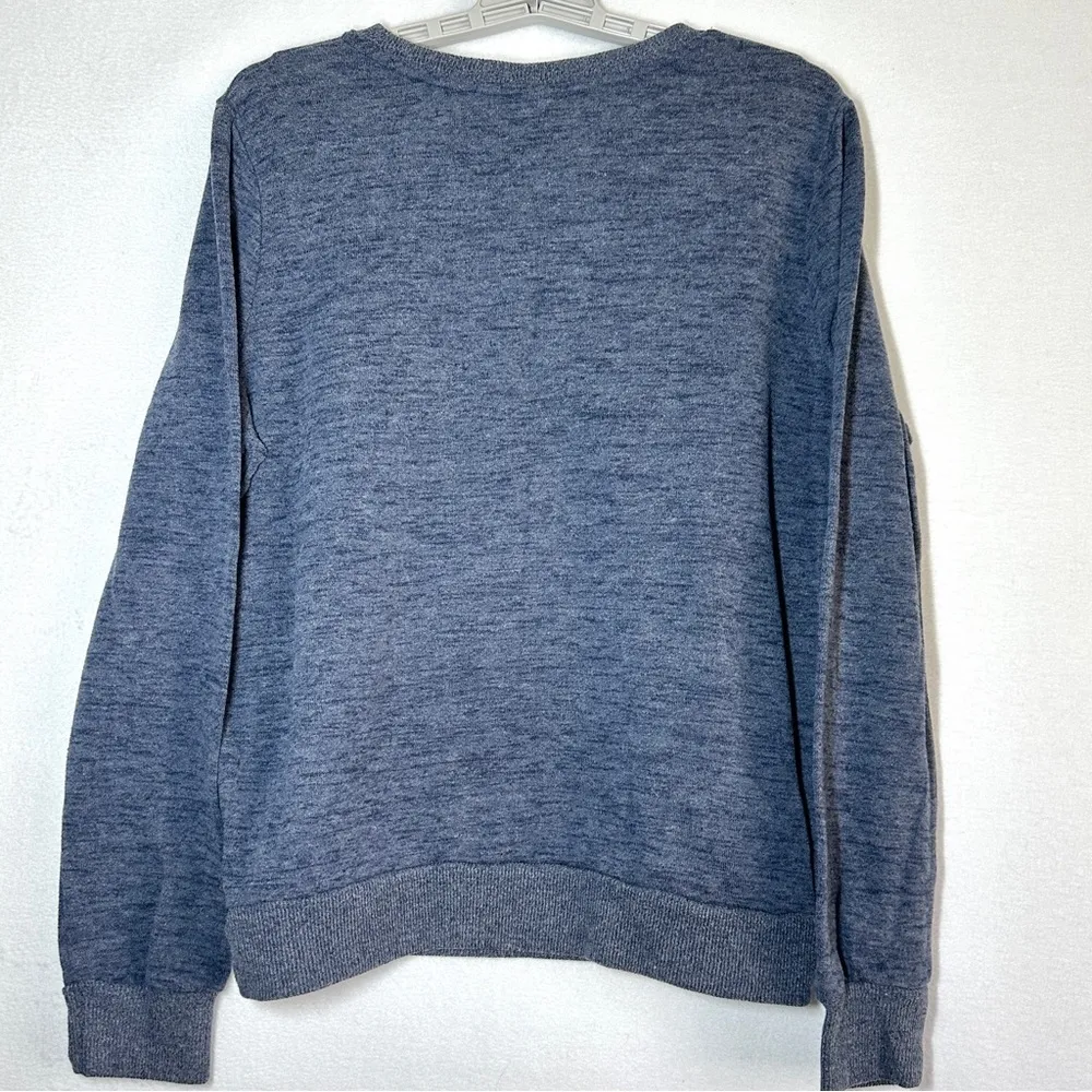 Disney Stitch Pullover Sweatshirt L Soft Crew Neck Long Sleeve Screen Graphic - Image 6