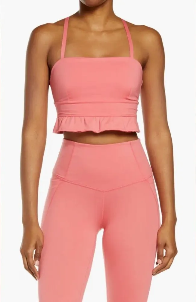 Free People FP Movement Plie All Day Sports Bra, Size L New w/Tag SOLD OUT - Image 1