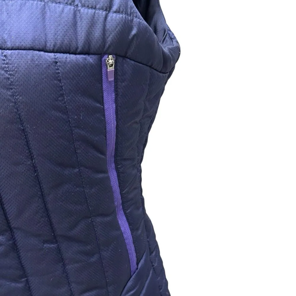 Merrell Womens Size Medium Purple‎ Full Zip Vest Pockets - Image 3