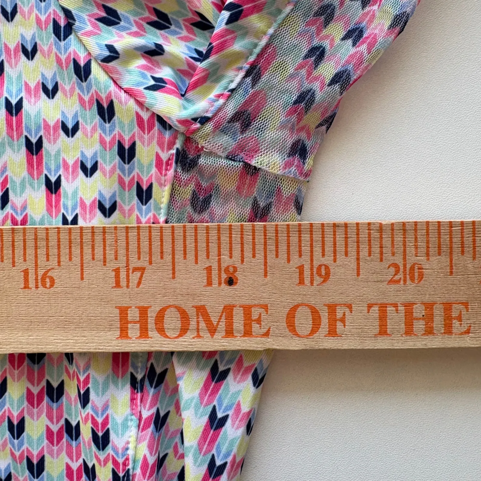 EPNY Golf Ladies Ls Chevron Knit Stitch Polo Shirt Womens Medium Multi Color Red - Image 10