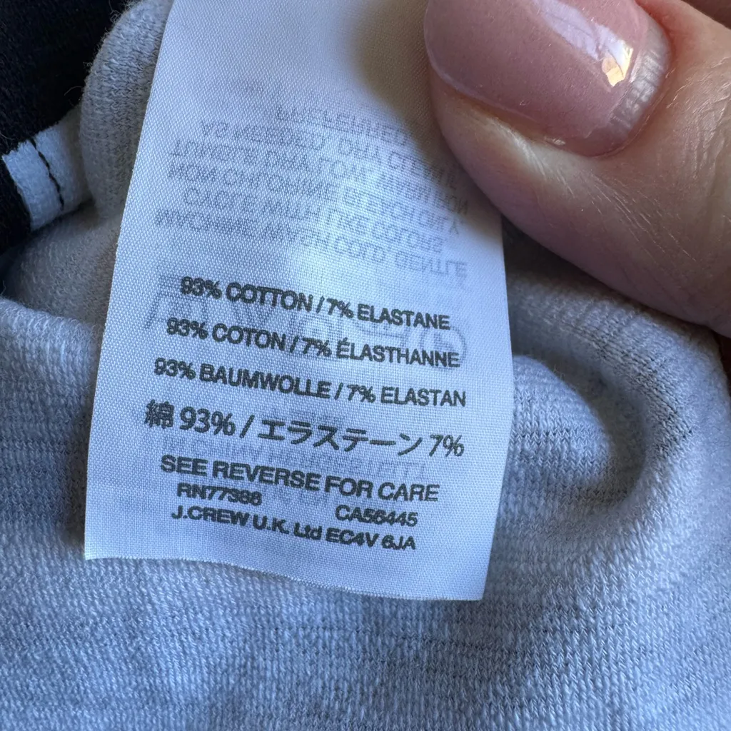 J. Crew Black & White Stripe Dress - Image 6