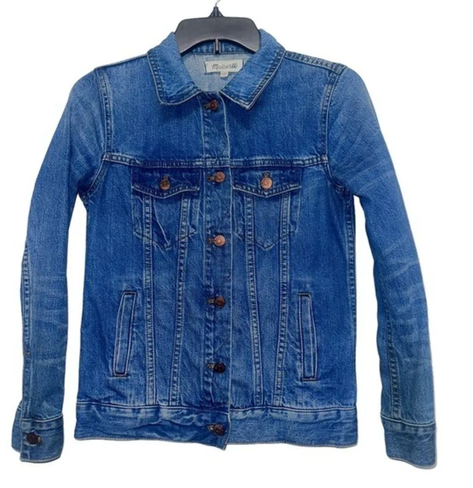 Madewell blue denim jean’s jacket‎ size XS - Image 2