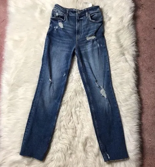 Free People High Waist Slim Straight  - Image 2