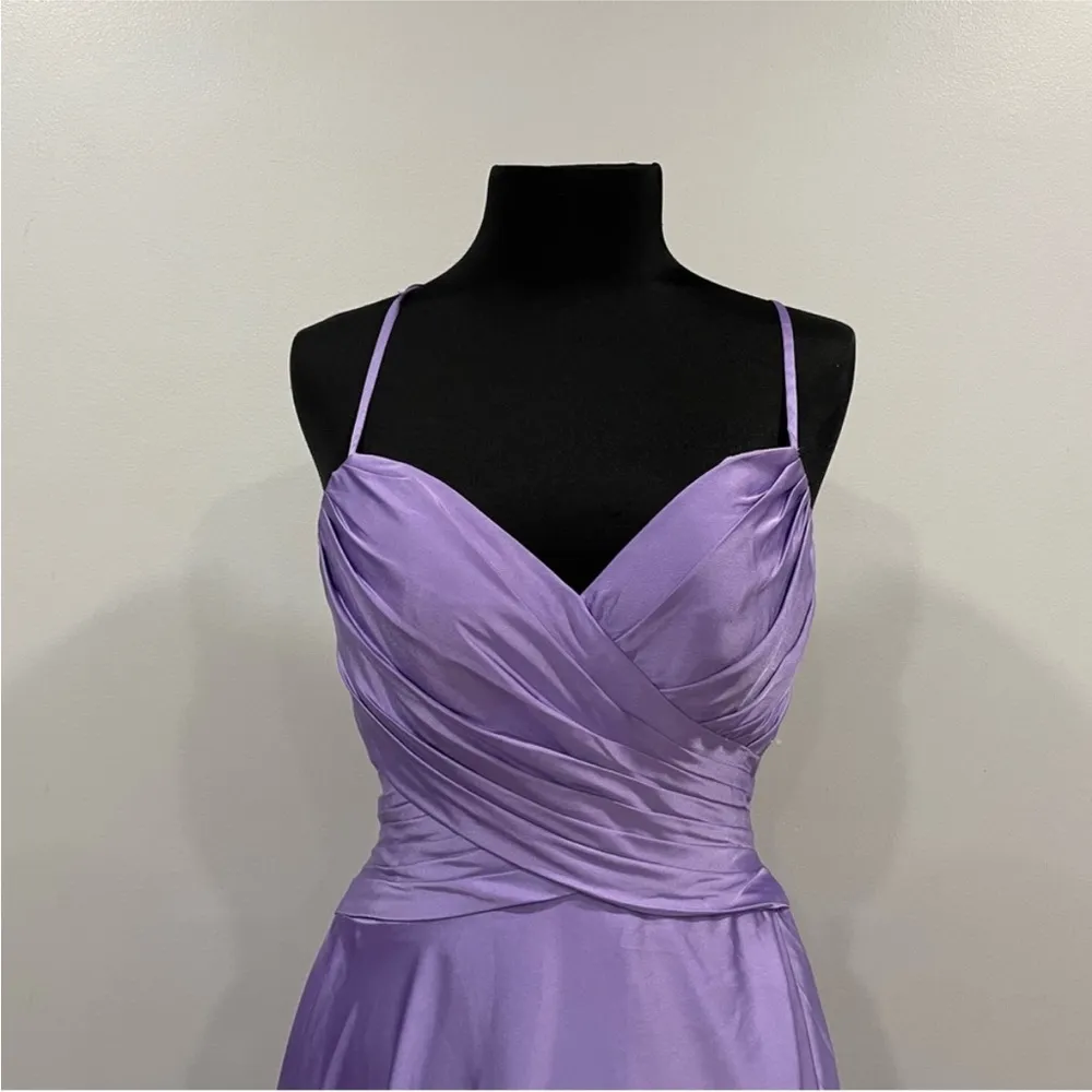 La Femme 30662 Purple Lavender Lace Up Back Gown 0 - Image 5