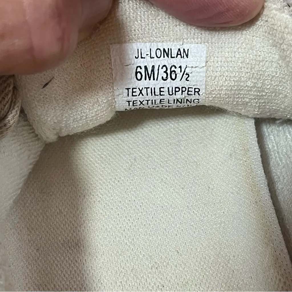 JLO Jennifer Lopez Lonlan Golf Shimmer Platform Sneaker Tennis Shoes Size 6 - Image 10