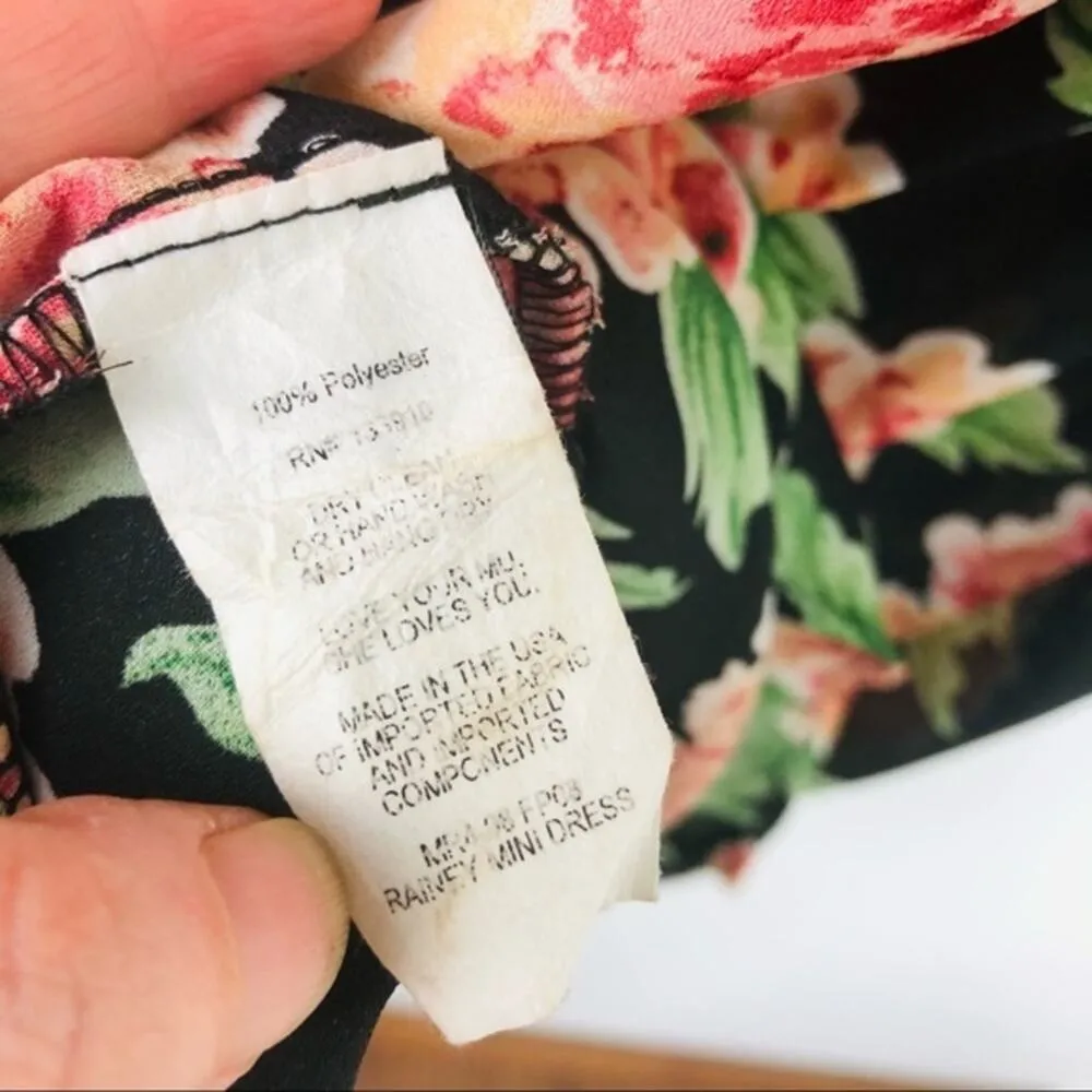 Show Me Your Mumu Rainey Floral Boho Long Sleeve Mini Dress Size Small - Image 10