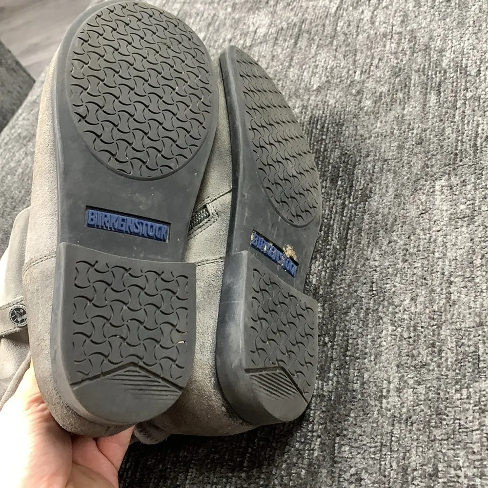 Birkenstock Suede Leather Zip Booties Size 37 - Image 7