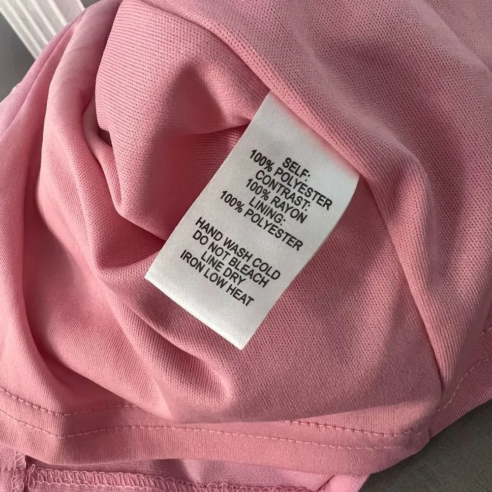 Lulu’s Lots of Love Light Pink Strapless Midi strapless flounce Dress - Image 12