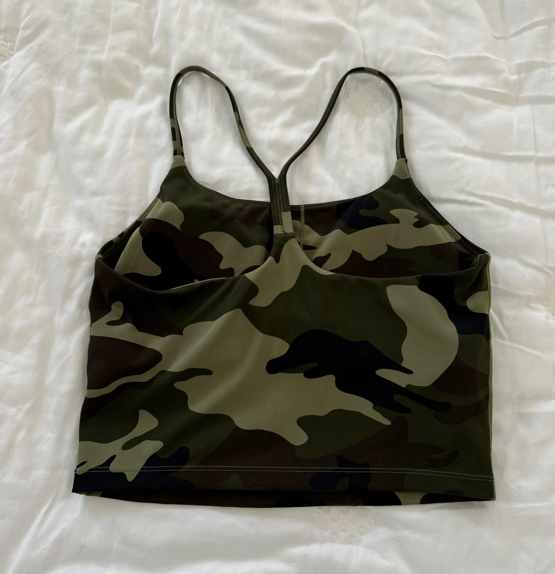 Camo Workout Tank Green - Image 3