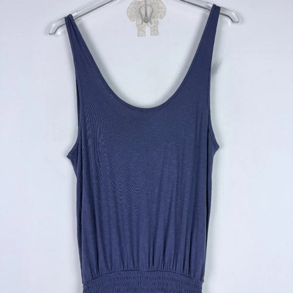 Everyday Track Jumpsuit Sleeveless Pockets Loungewear Blue Size XS EUC - Image 11