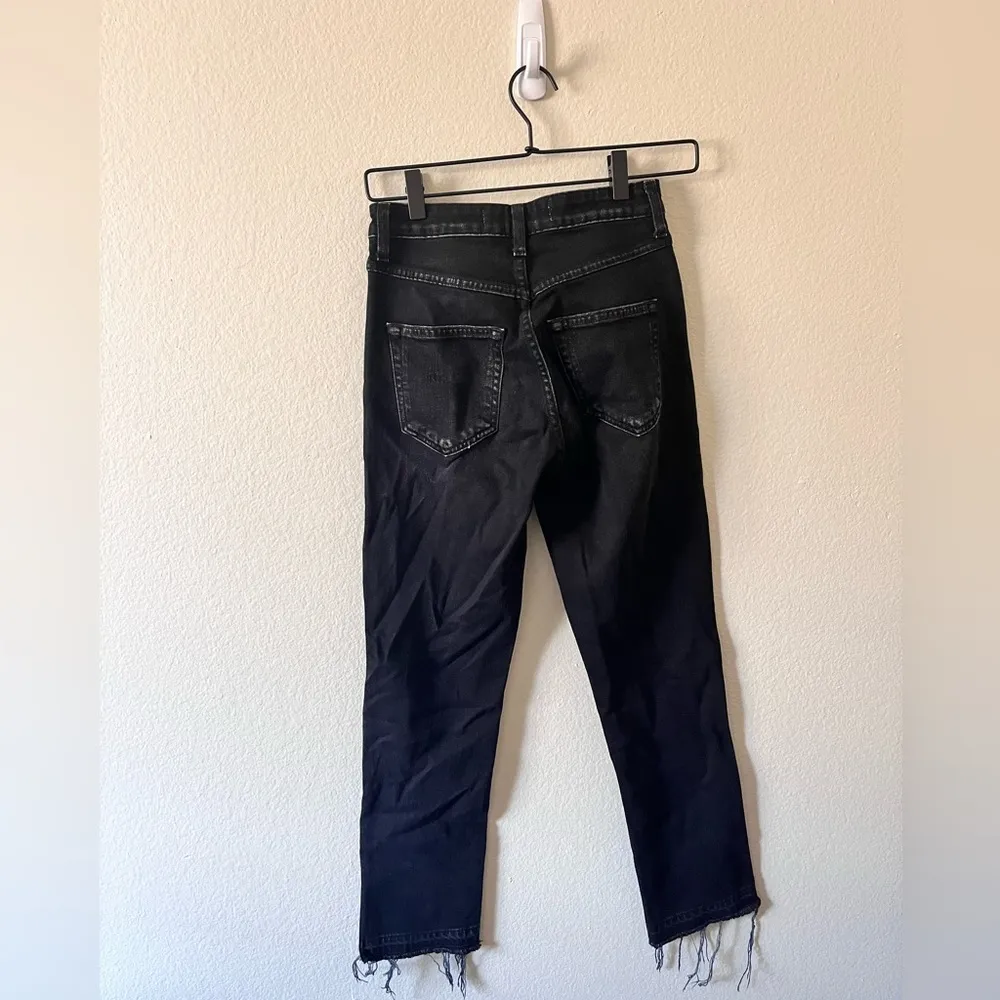 AMO High Waisted Black Denim Size 24 - Image 4