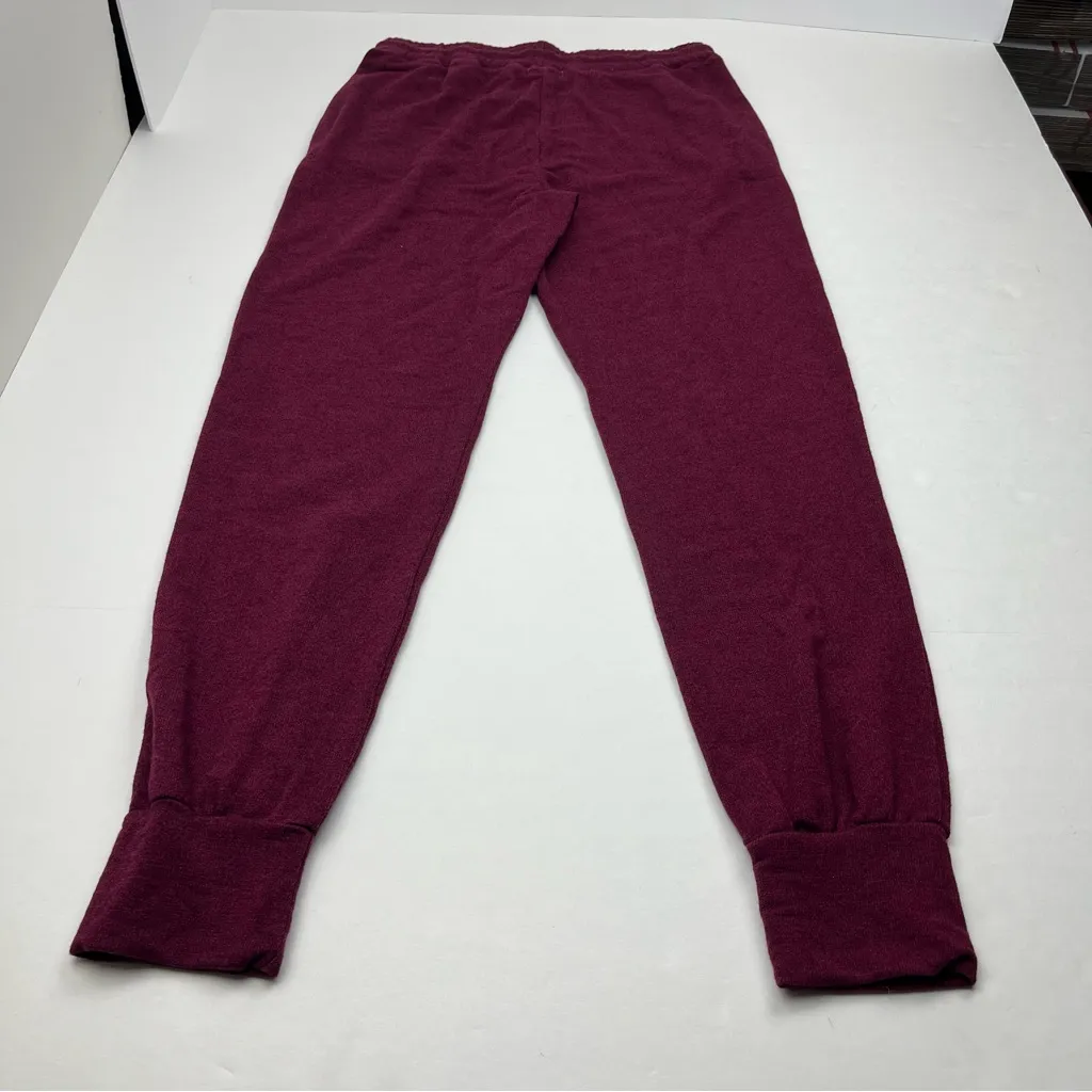 Sundry Jogger Womens Size 2 Medium 8 - 10 Burgundy Wine Pull-on Pant Pockets - Image 9