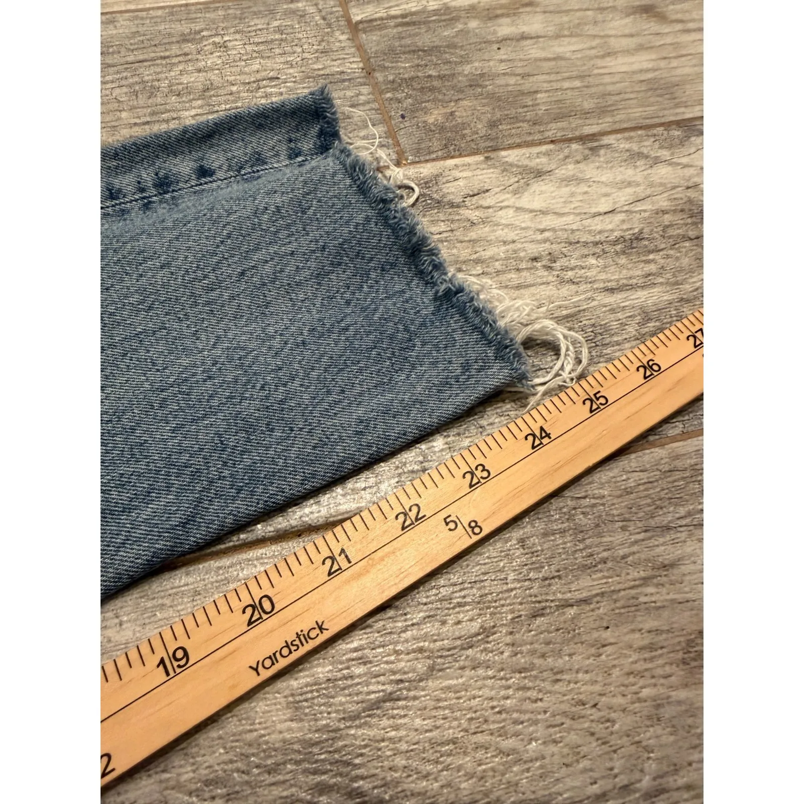 Agolde Los Angeles Denim Jeans size 27 Button Fly Riley A056D-1206 Crop Organic - Image 10