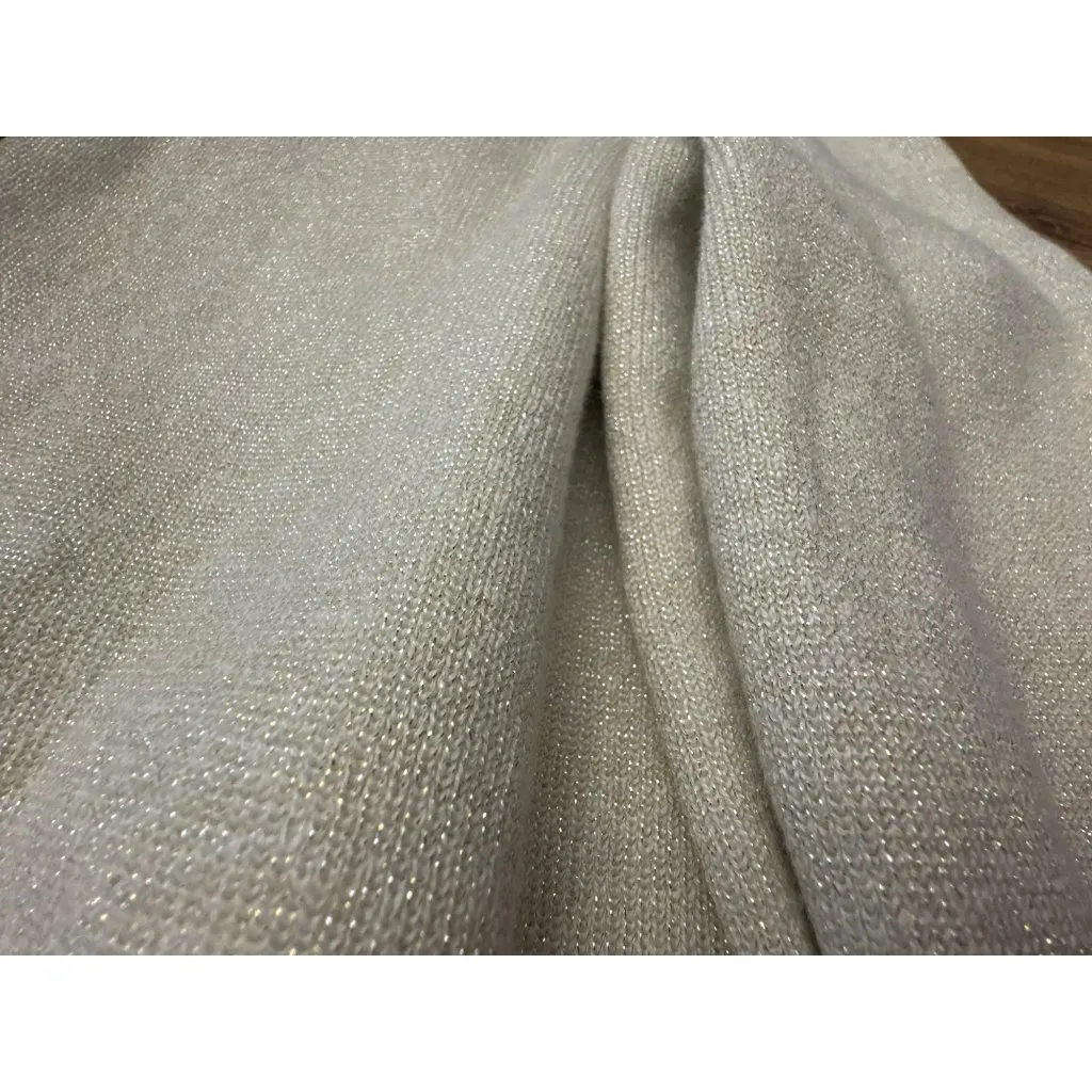 A New Day Cardigan Sweater Size Large Gold Shimmer Black Trim NWT Holiday - Image 4