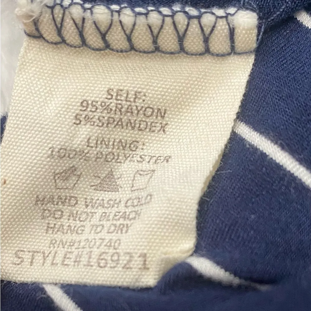 Navy Striped Women's Jumpsuit - Image 7