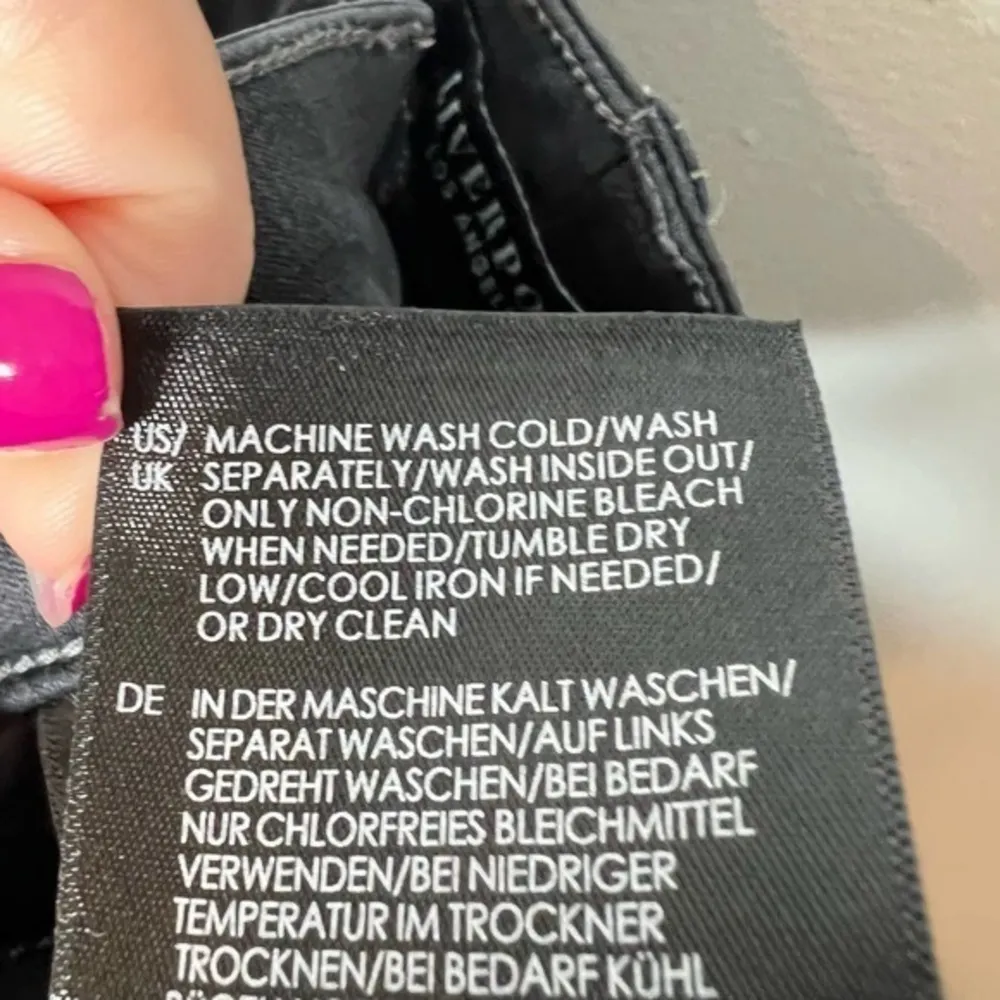 Liverpool high rise ankle jeans meteorite color zip button denim size 4 / 27 - Image 7