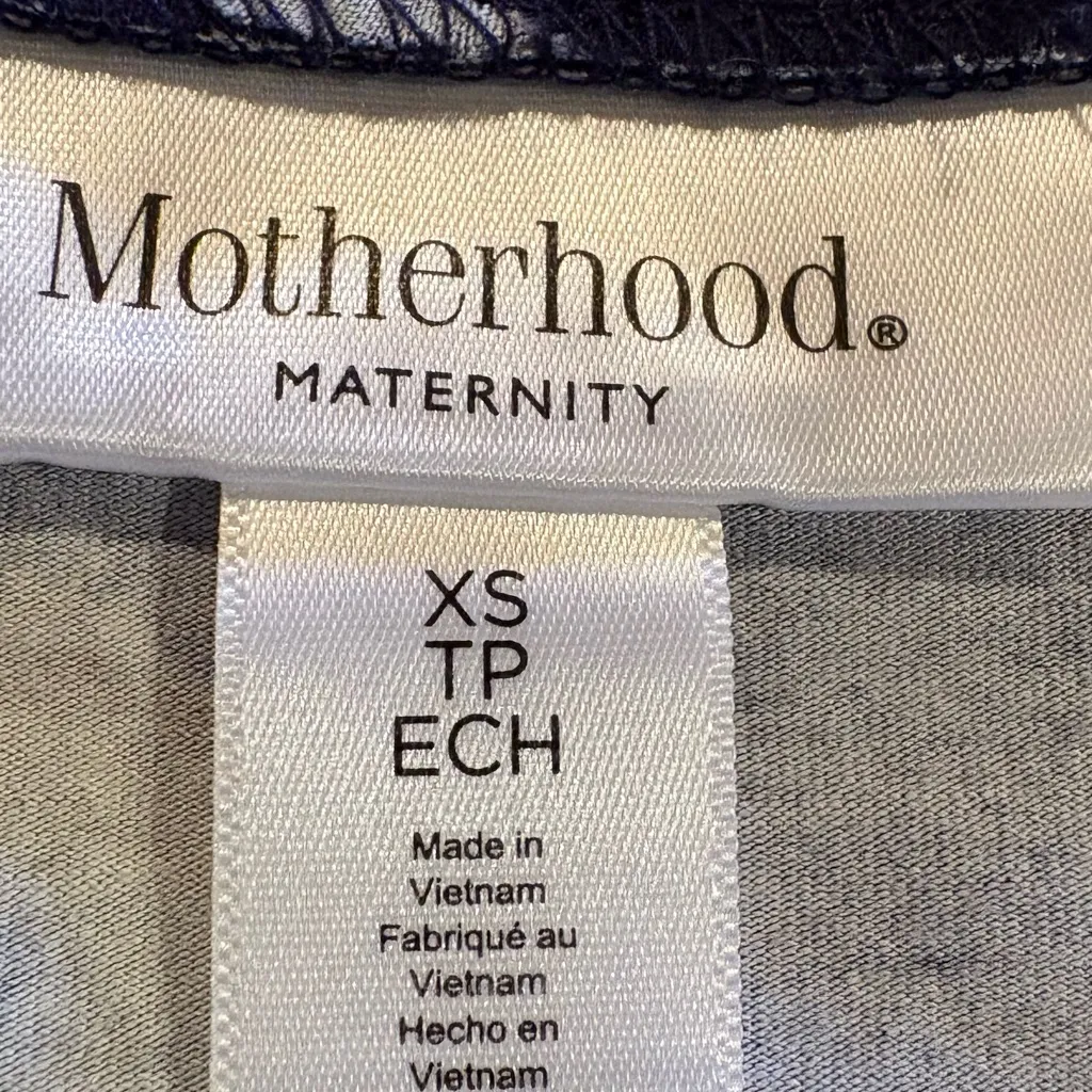 Motherhood Maternity Navy Floral Midi Dress size XS - Image 6