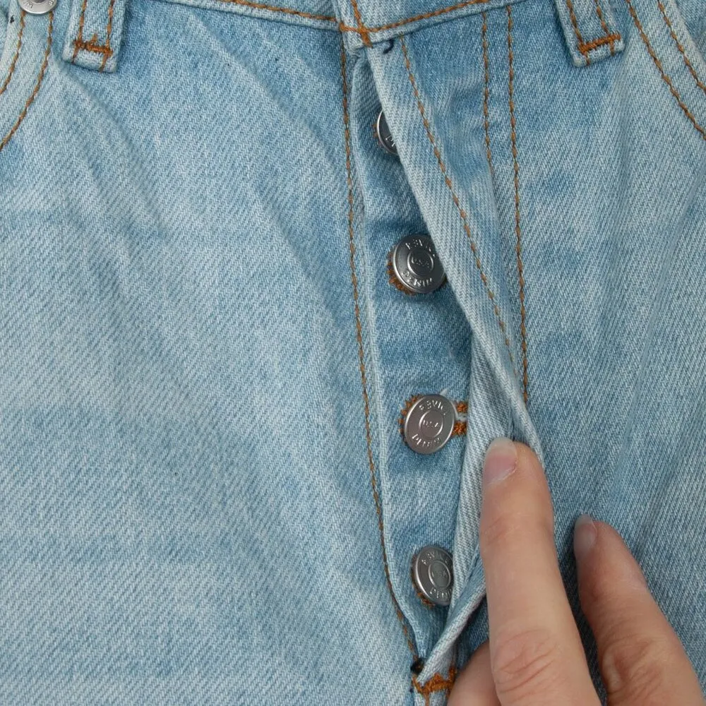 Revice Ex Boyfriend High Rise‎ Denim Jeans Two Tone Harlow Wash Womens Size 23 - Image 5