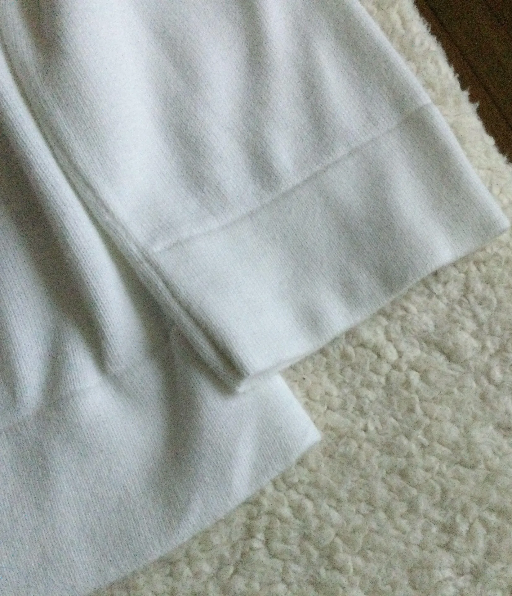 Vintage Sweater 3/4 Sleeve White - Sz M - Image 7