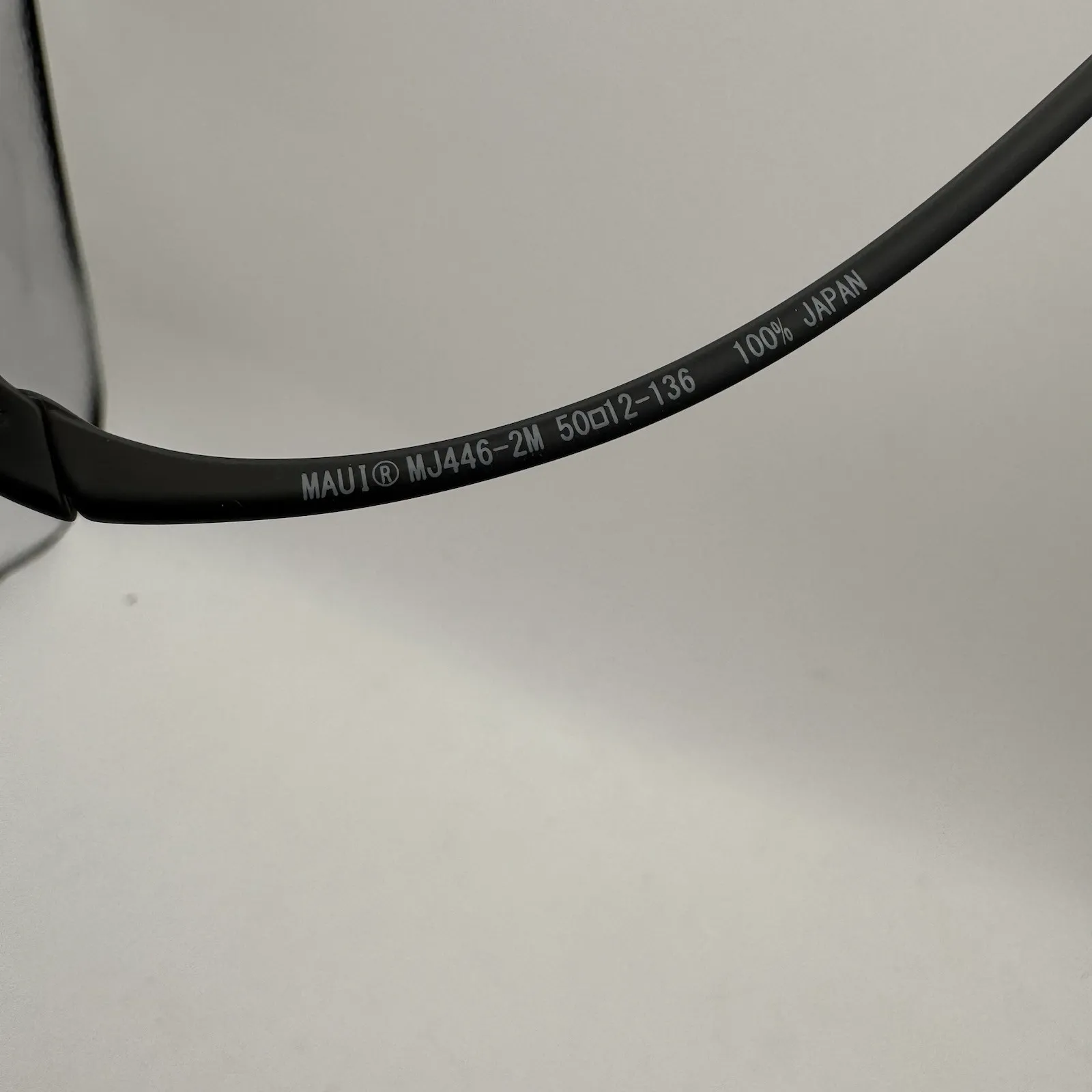 NEW Maui Jim KOMOHANA Matte Black POLARIZED Black Green Small Sunglass GM446-2M - Image 9