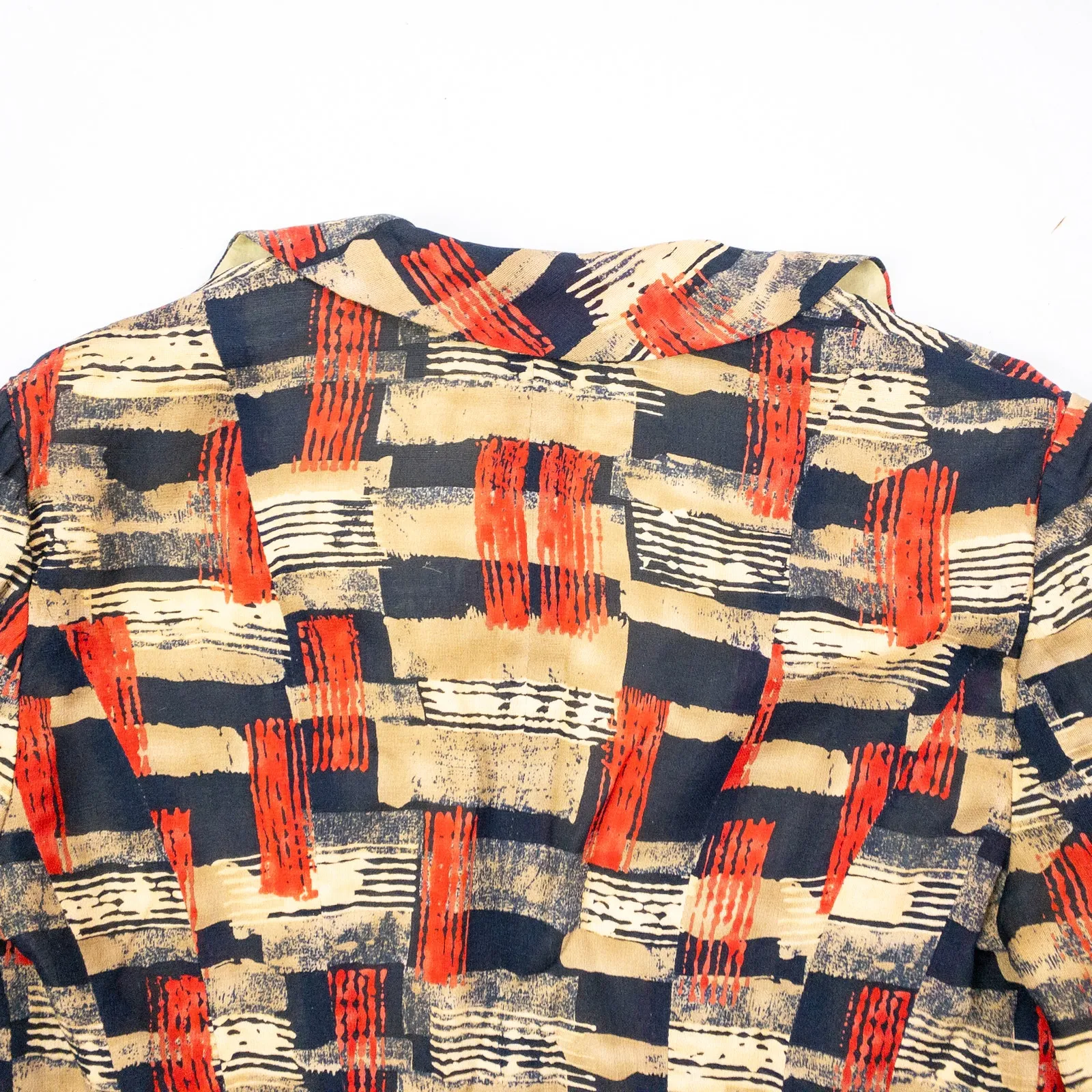 Elie Tahari Vintage Red Blue Striped Blazer Womens Small - Image 9