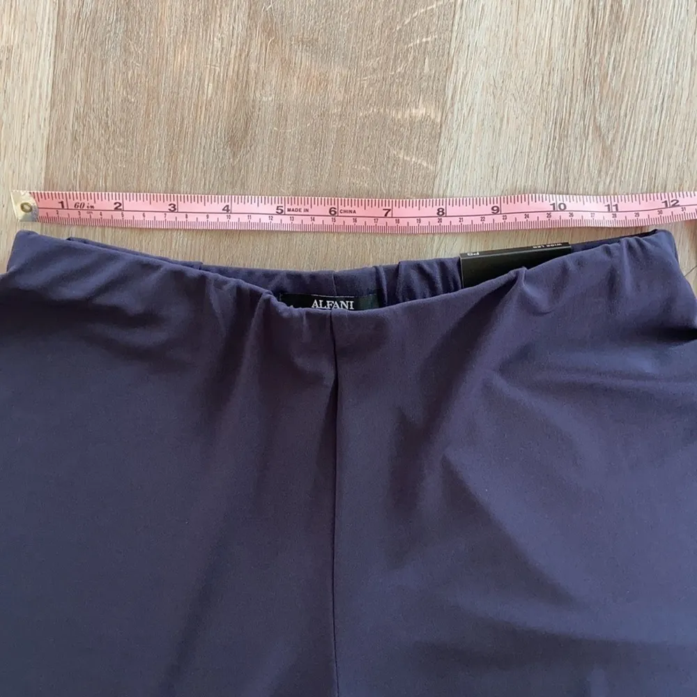 ALFANI Navy Nautical Wide Leg Pants Size PS NWT - Image 3