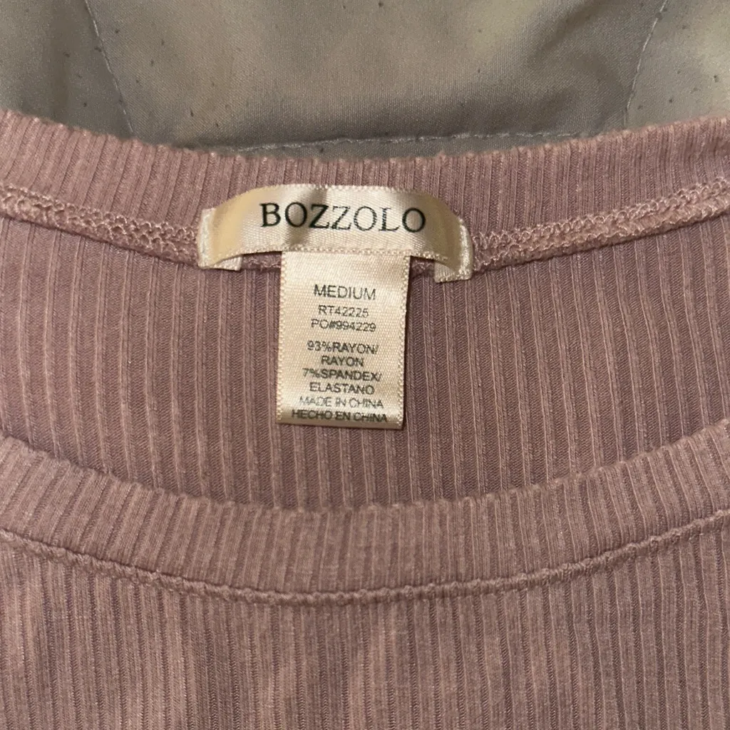 Forever 21 Ribbed Lavender Short Sleeve Top - Image 2