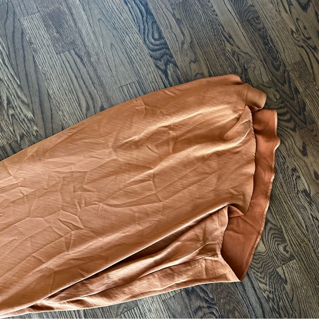 Lulu's One Shoulder Rust Dress - Image 14