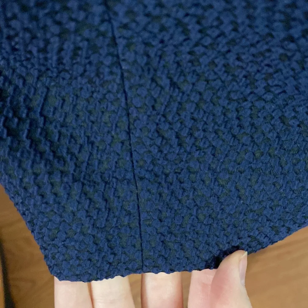 MM. Lafleur the Susanna navy sheath dress in Italian pebble jacquard size 2 - Image 13