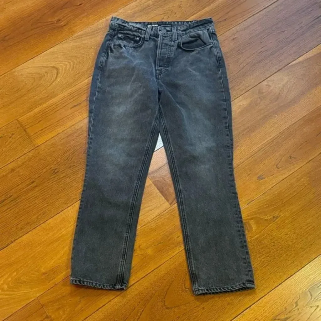 Revolve Grlfrnd karolina High Rise Straight Crop size 26 - Image 8