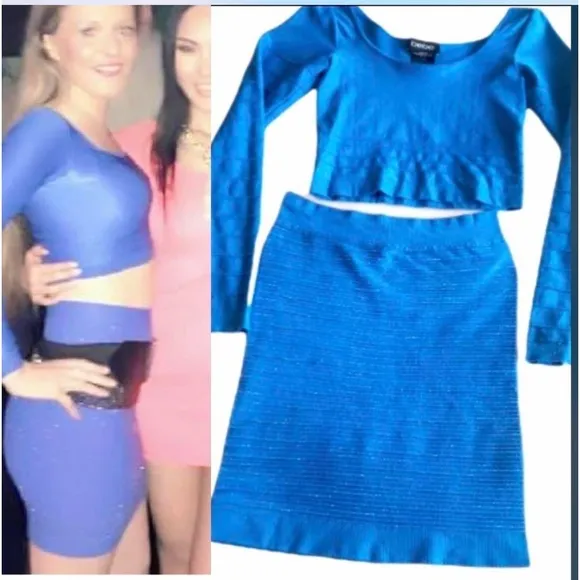 90’s / Y2K Bebe set Blue - Image 2