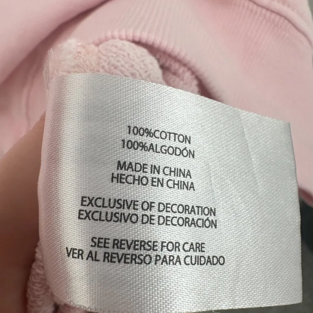 Wildfox Women's XXL‎ Light Pink Brunch Club Everyday Graphic Crewneck Sweatshirt - Image 3