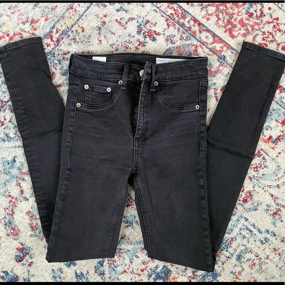 Rag&Bone High Rise Skinny Jeans - Image 6