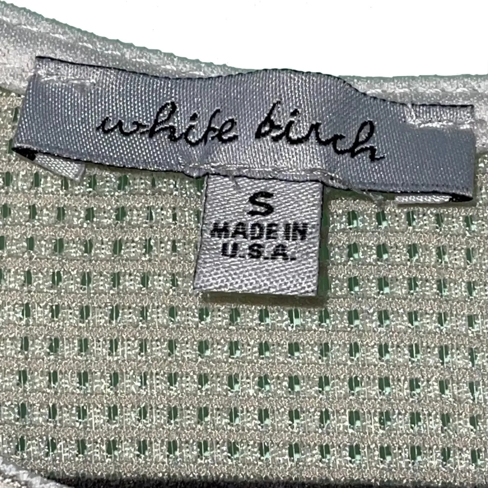 White Birch | Mesh Colorblock Tank Top | Small - Image 4