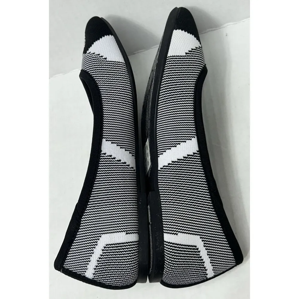 NEW Skechers Womens Cleo Wham Casual Slip On Ballet Flats 48487 Black Shoes Sz 6 - Image 6