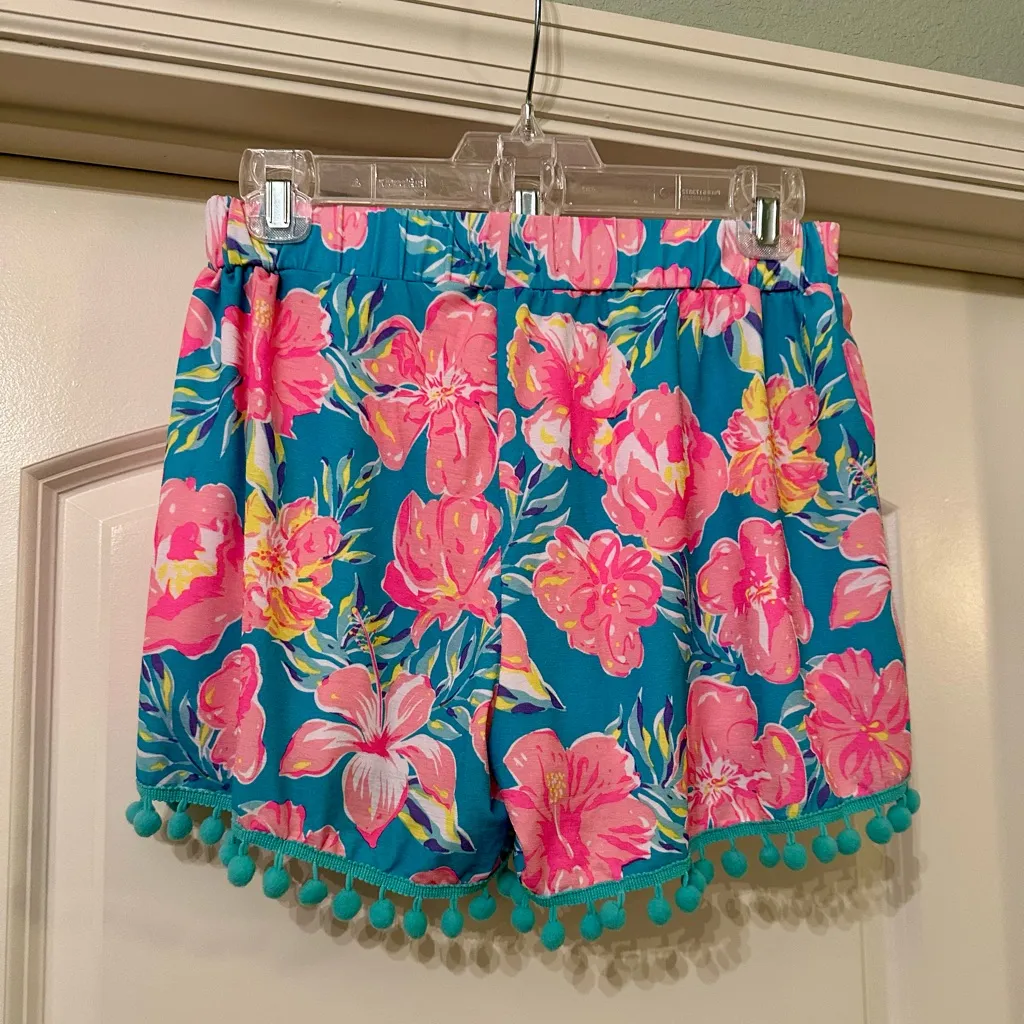 Simply Southern - Floral Pom Pom Shorts - Brand New Condition! - Image 4