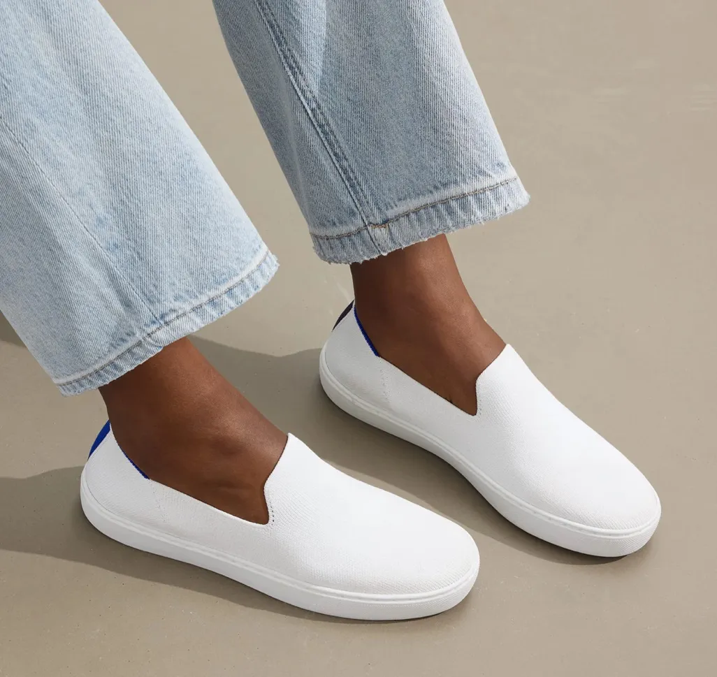 Rothy’s Original Slip On Sneaker in Bright White Size 8.5 Women’s - Image 1
