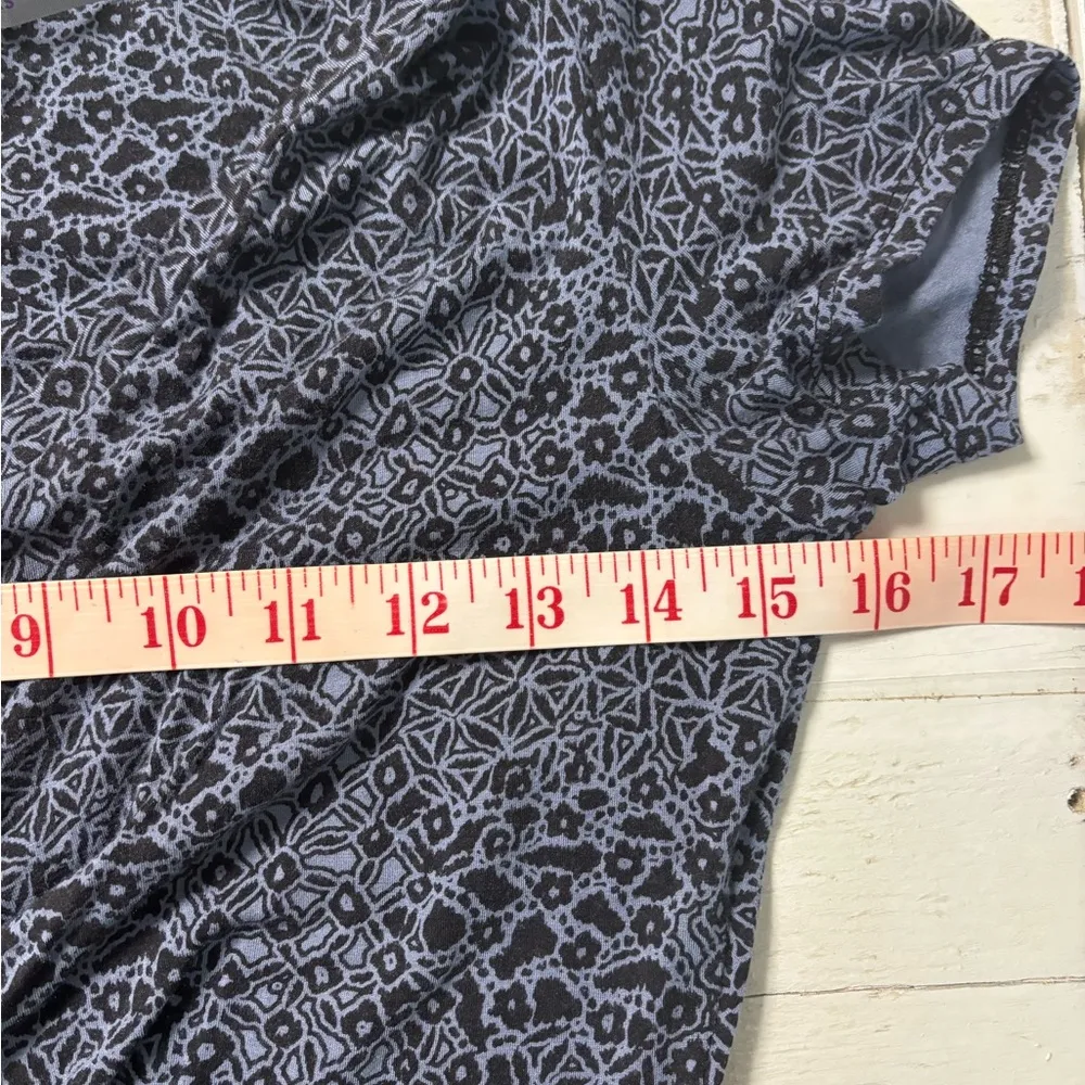 Athleta Women’s  Black/Purple Beach Cruise  Casual Dress Size XS Ruched Short - Image 3