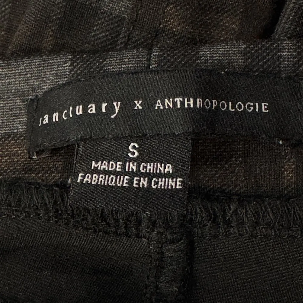 Sanctuary x Anthropologie Small Skinny Pants Plaid Pull - Image 7