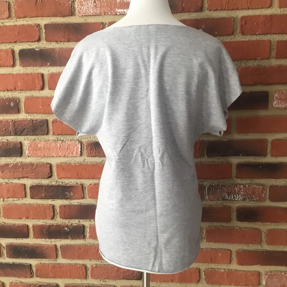 Bebe Wide Neck Sweatshirt Sz S Y2K Short sleeve Sweatshirt - Image 5